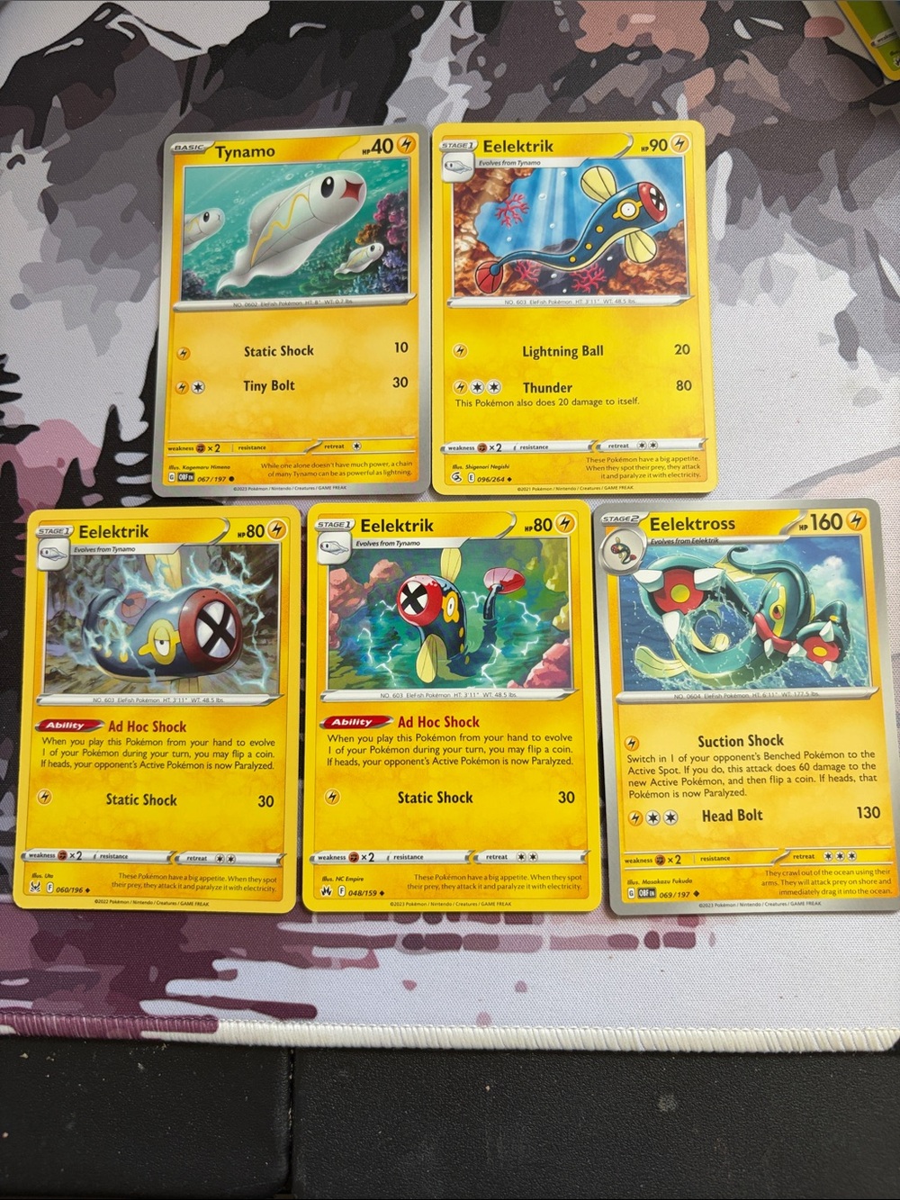 Tynamo, Eelektrik & Eelektross Evolution Collection | 5 Pokémon Cards | ✨5/$25✨